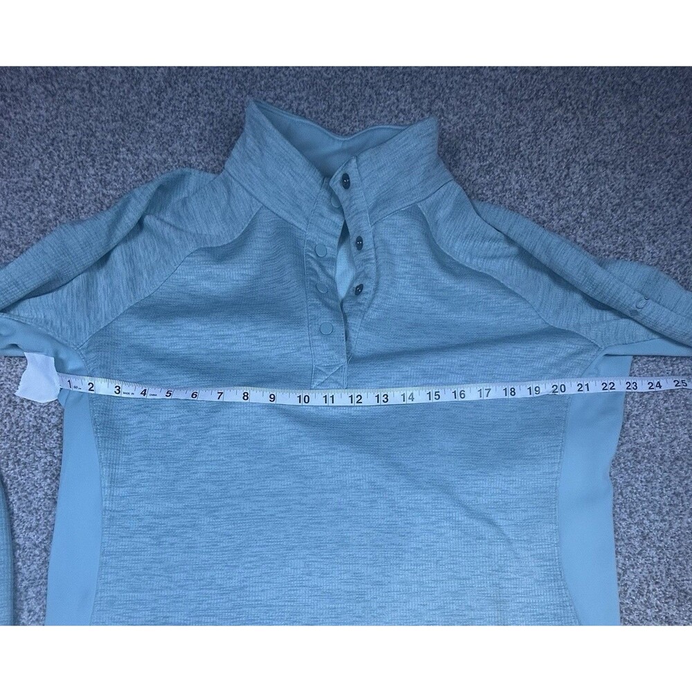 Columbia‎ Henley Sweatshirt Mens Size 1XL Blue Pullover Quarter Button - Picture 4 of 9